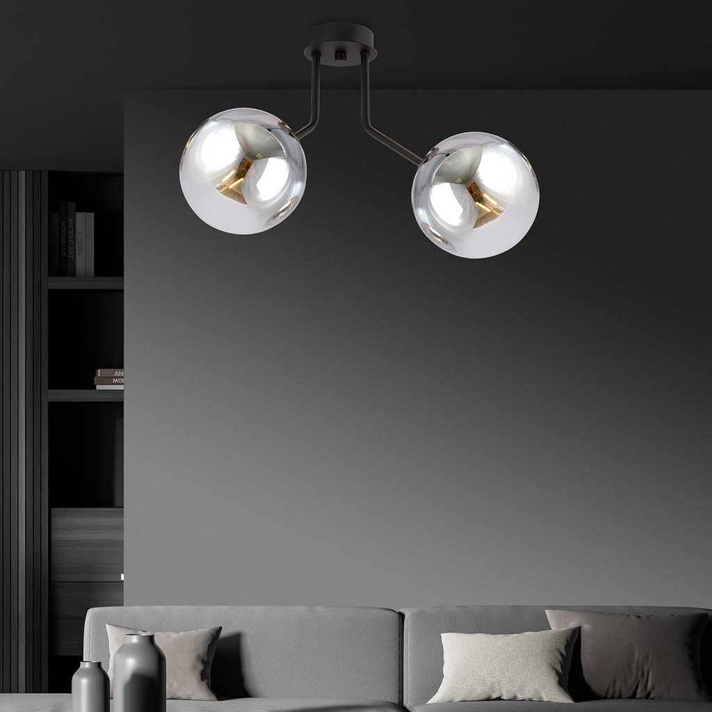 Nova 2 ceiling lamp – graphite – photo 5