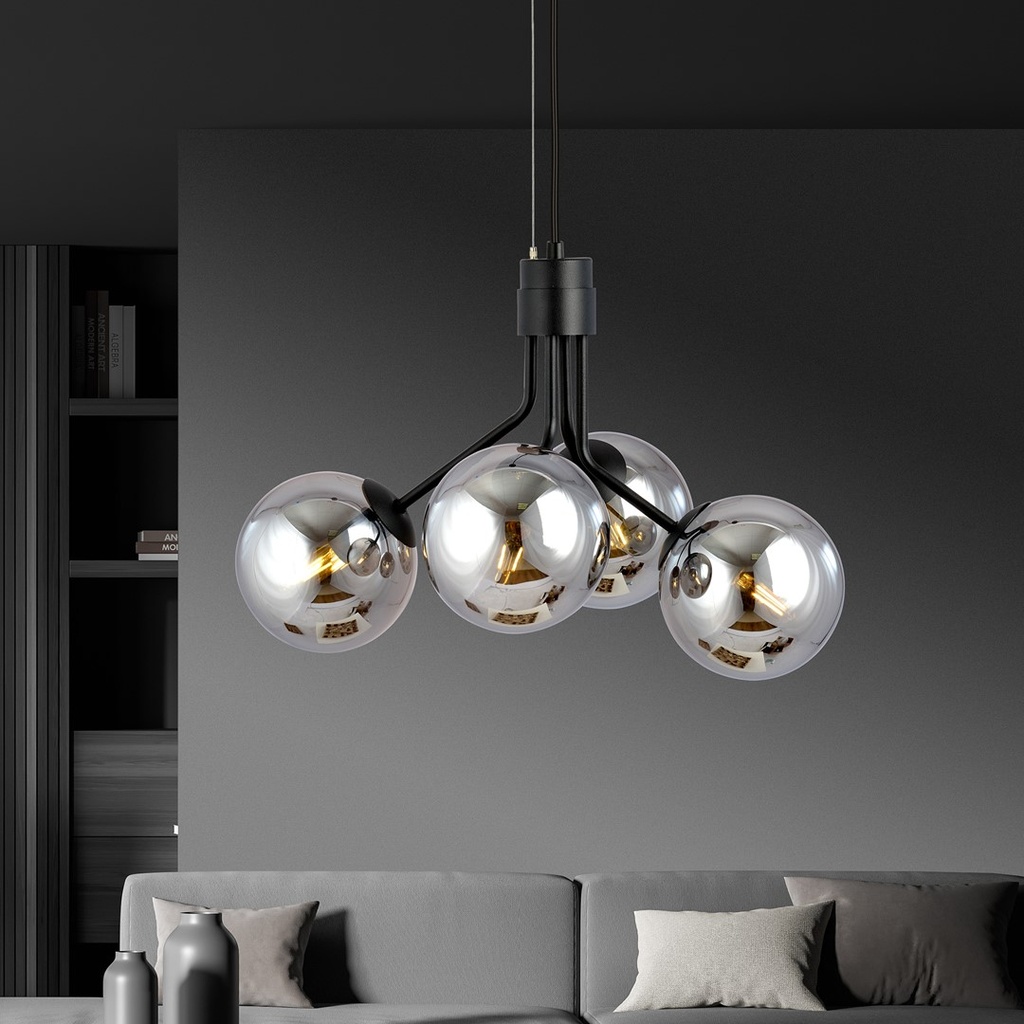 Nova 4 pendant lamp – graphite – photo 5