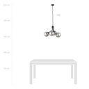 Nova 4 pendant lamp – graphite – photo 7