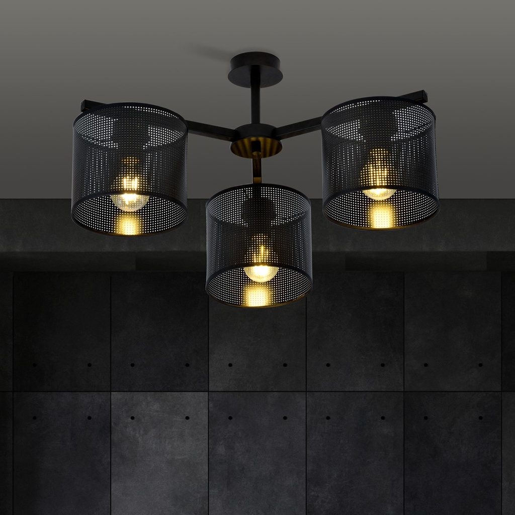 Jordan 3 ceiling lamp – black – photo 5