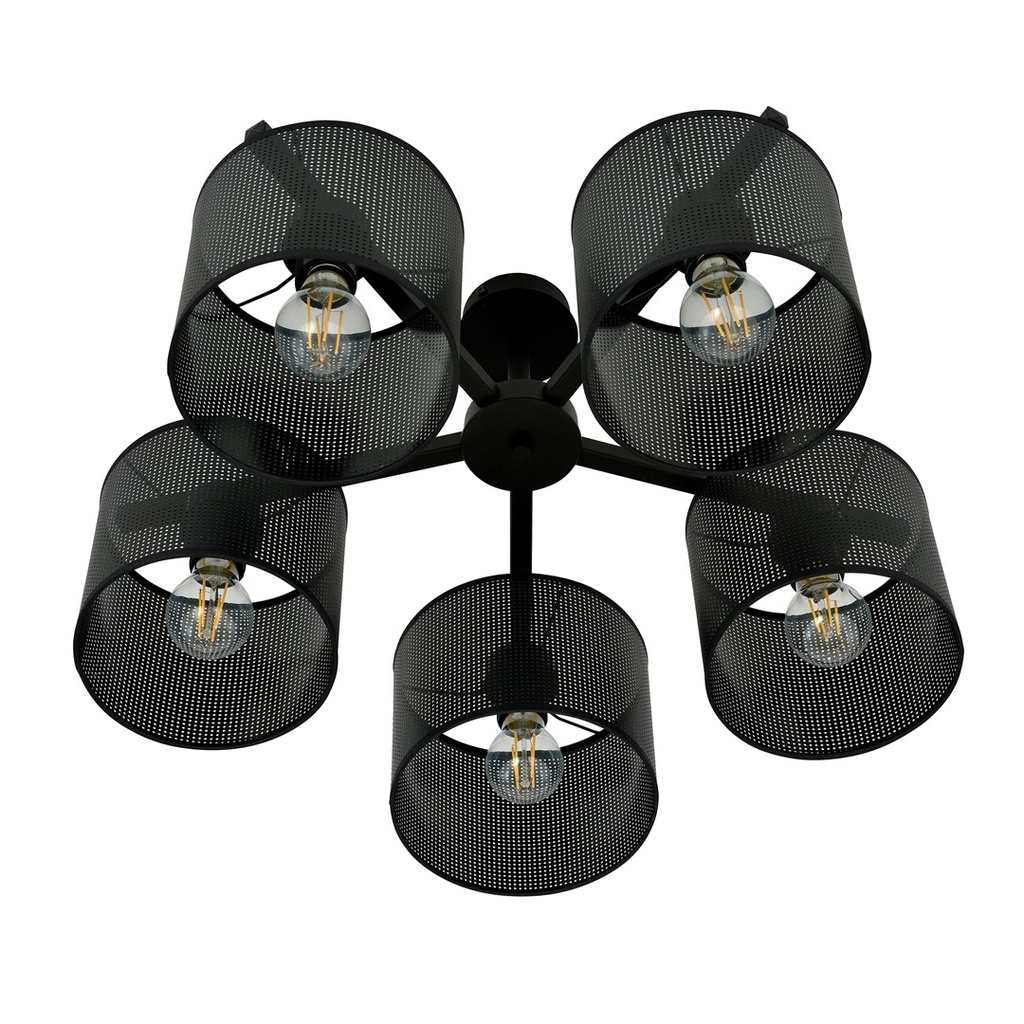 Jordan 5 ceiling lamp – black – photo 6
