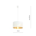 Aston 1 pendant lamp – White – photo 7
