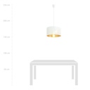 Aston 1 pendant lamp – White – photo 8