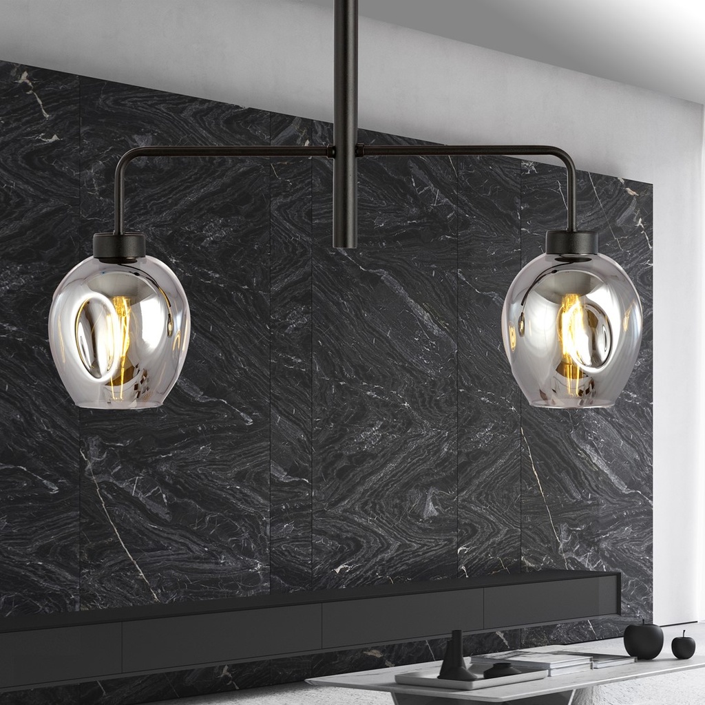 Lukka 2 pendant lamp – graphite – photo 5
