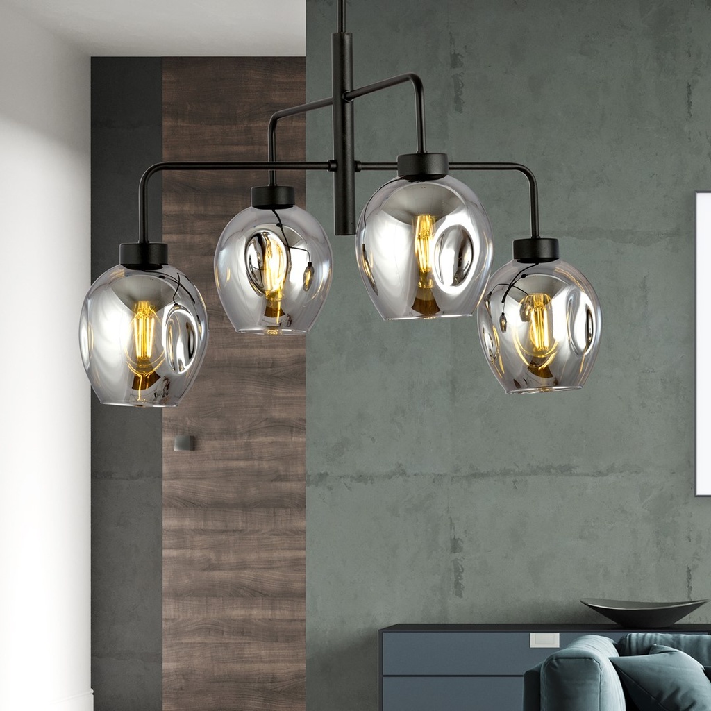 Lukka 4 pendant lamp – graphite – photo 4