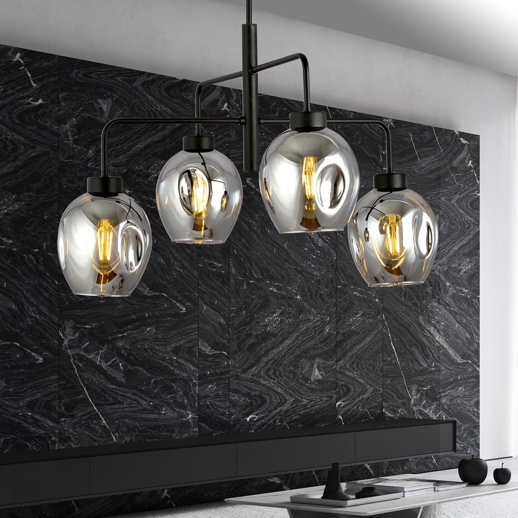 Lukka 4 pendant lamp – graphite – photo 5