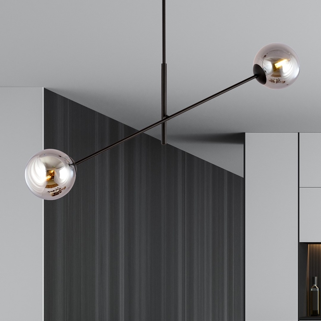 Linear 2 pendant lamp – graphite – photo 5