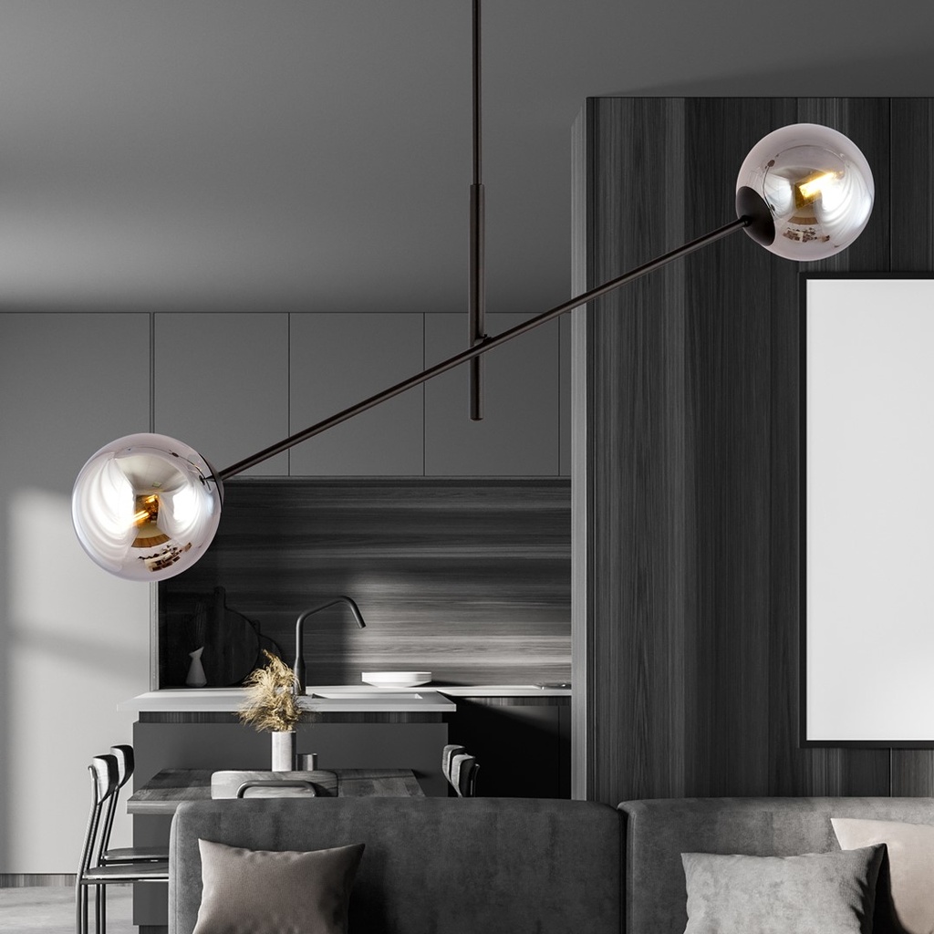 Linear 2 pendant lamp – graphite – photo 6