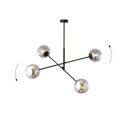 Linear 4 pendant lamp – graphite – photo 7