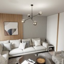 Linear 4 pendant lamp – graphite – photo 8