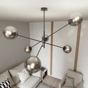 Linear 6 pendant lamp – graphite – photo 5