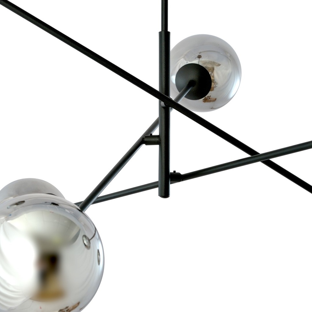 Linear 6 pendant lamp – graphite – photo 6