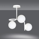 Kalf 3 ceiling lamp – White – photo 3