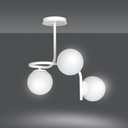 Kalf 3 ceiling lamp – White – photo 4