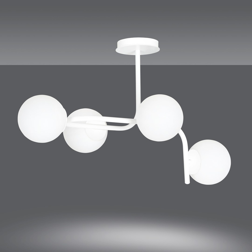 Kalf 4A ceiling lamp – White – photo 3