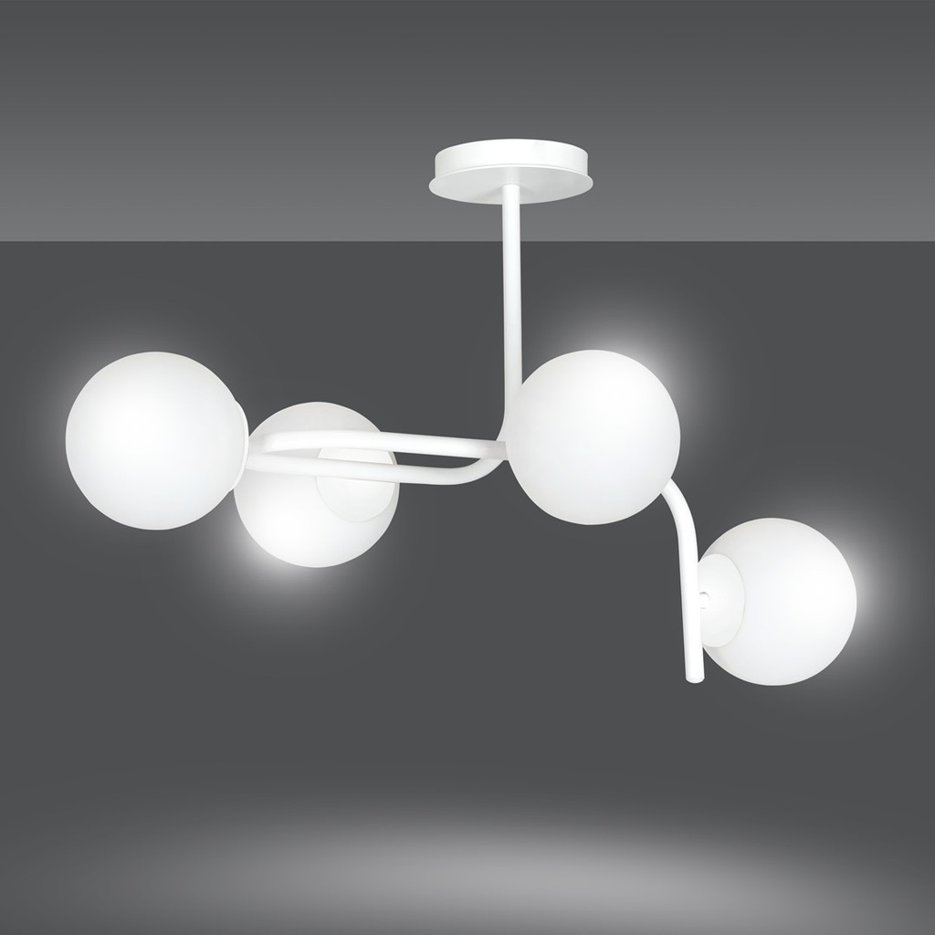 Kalf 4A ceiling lamp – White – photo 4