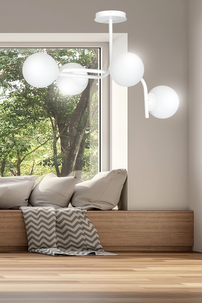 Kalf 4A ceiling lamp – White – photo 7