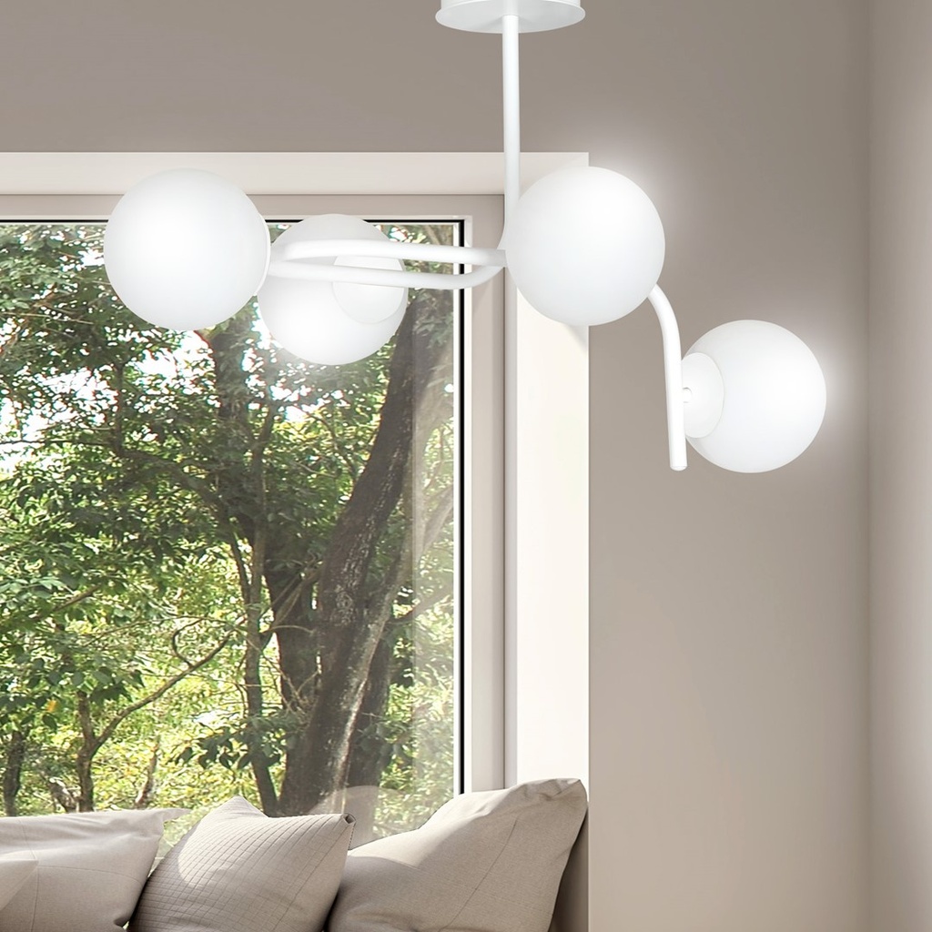 Kalf 4A ceiling lamp – White – photo 8