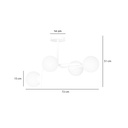 Kalf 4A ceiling lamp – White – photo 9