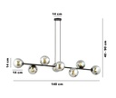 Rossi 8 pendant lamp – graphite – photo 3