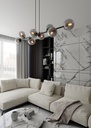 Rossi 8 pendant lamp – graphite – photo 10