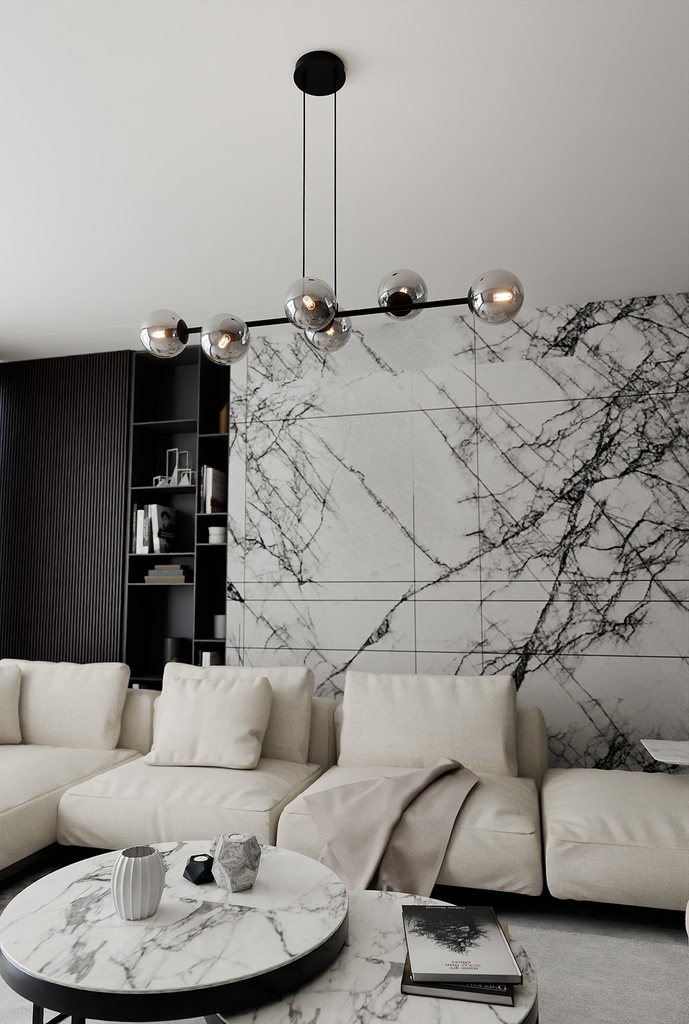 Rossi 6 pendant lamp – graphite – photo 5
