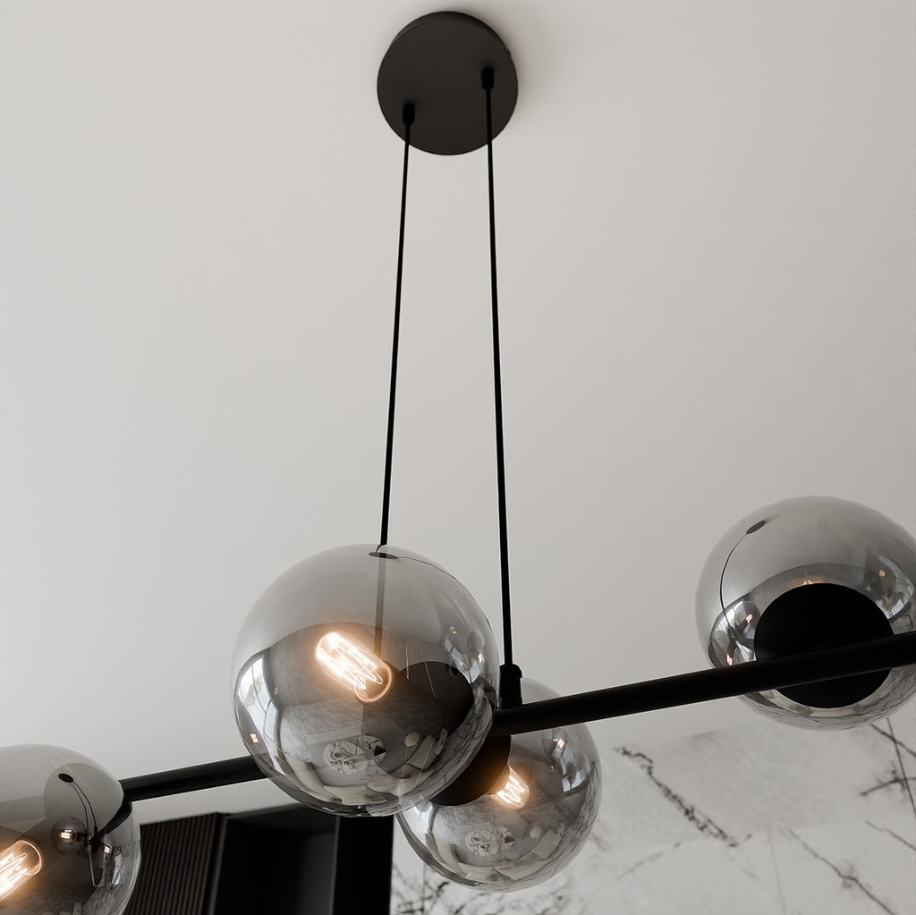 Rossi 6 pendant lamp – graphite – photo 8