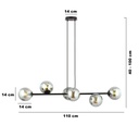 Rossi 6 pendant lamp – graphite – photo 11