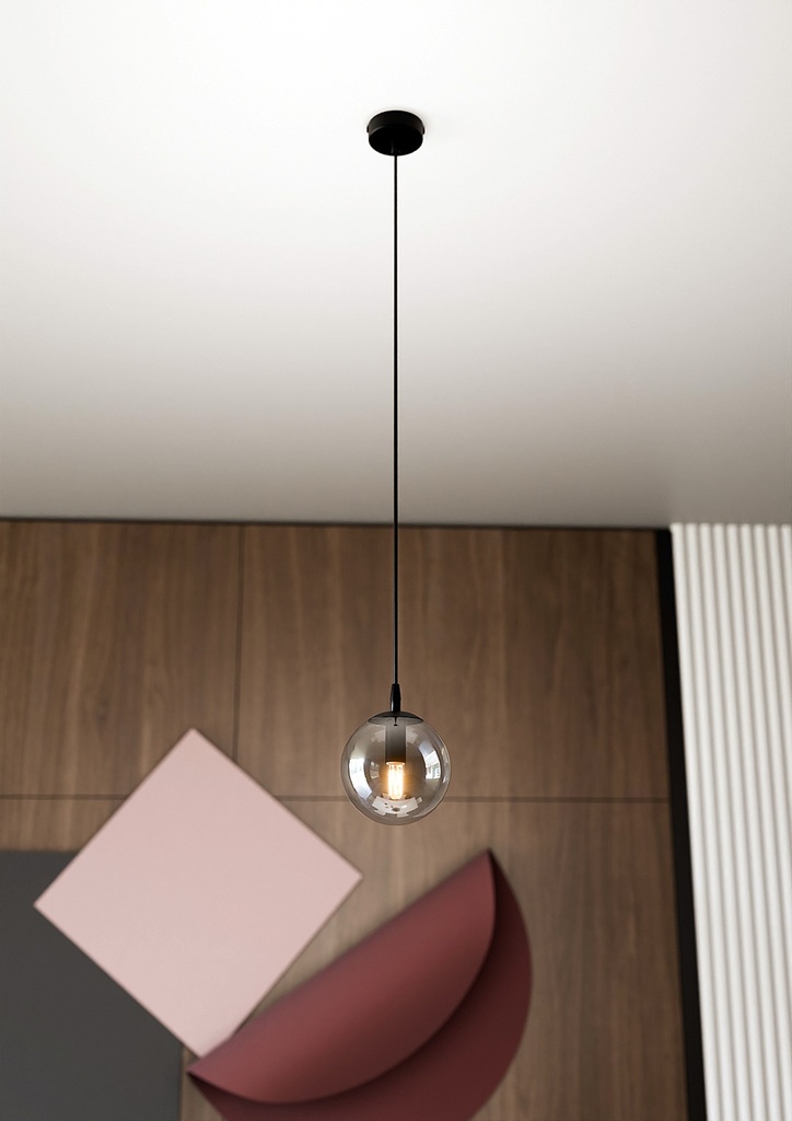 Cosmo 1 pendant lamp – graphite – photo 6