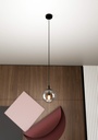 Cosmo 1 pendant lamp – graphite – photo 6