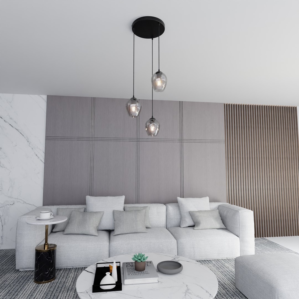 Istar 3 Black Premium pendant lamp – graphite – photo 4