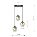 Istar 3 Black Premium pendant lamp – graphite – photo 9
