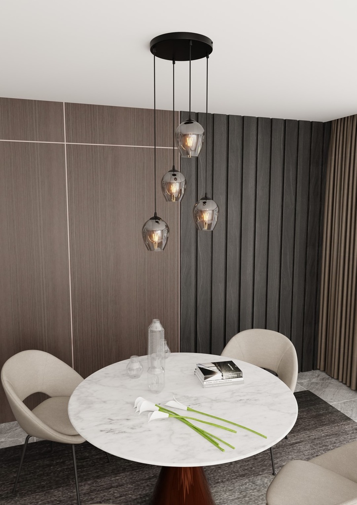 Istar 4 Black Premium pendant lamp – graphite – photo 4