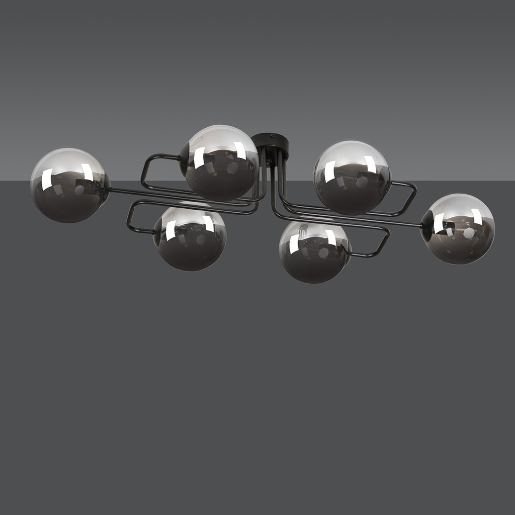 Brendi 6A ceiling lamp – graphite – photo 3