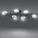 Brendi 6A ceiling lamp – graphite – photo 4