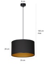 Lampe suspendue Roto 1 – Or – photo 7