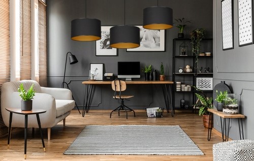 Roto 3 pendant lamp – Gold – photo 3