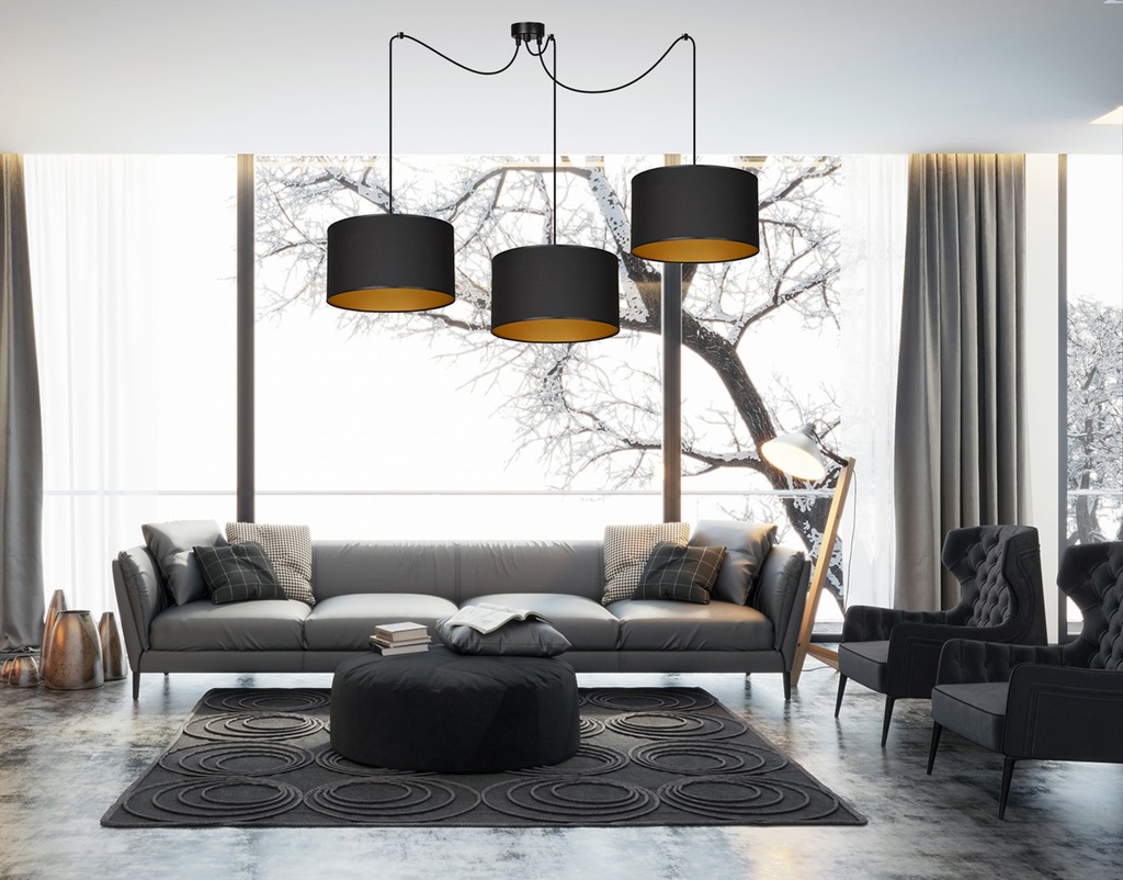 Roto 3 pendant lamp – Gold – photo 4