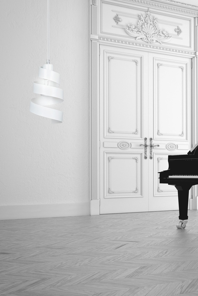 Saga 1 pendant lamp – White – photo 7