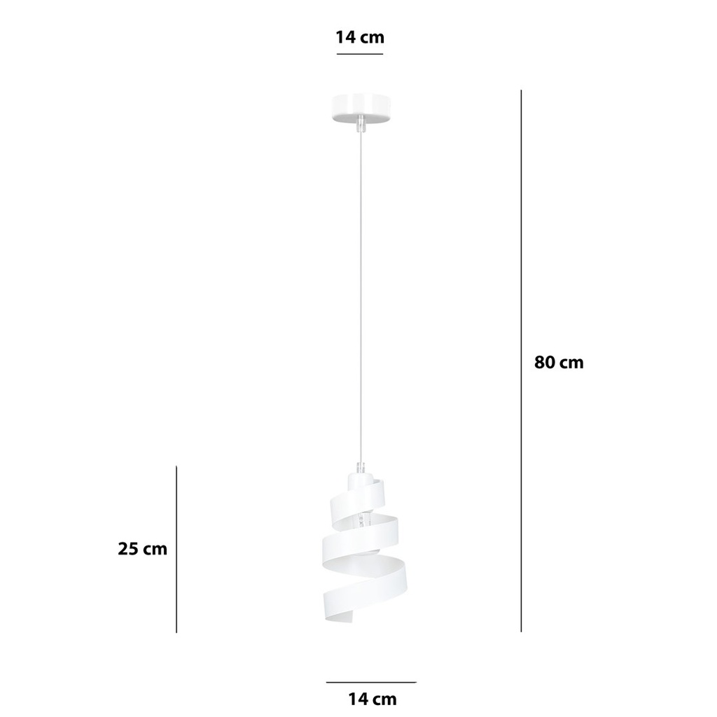 Saga 1 pendant lamp – White – photo 10