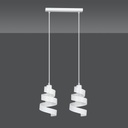Saga 2 pendant lamp – White – photo 4