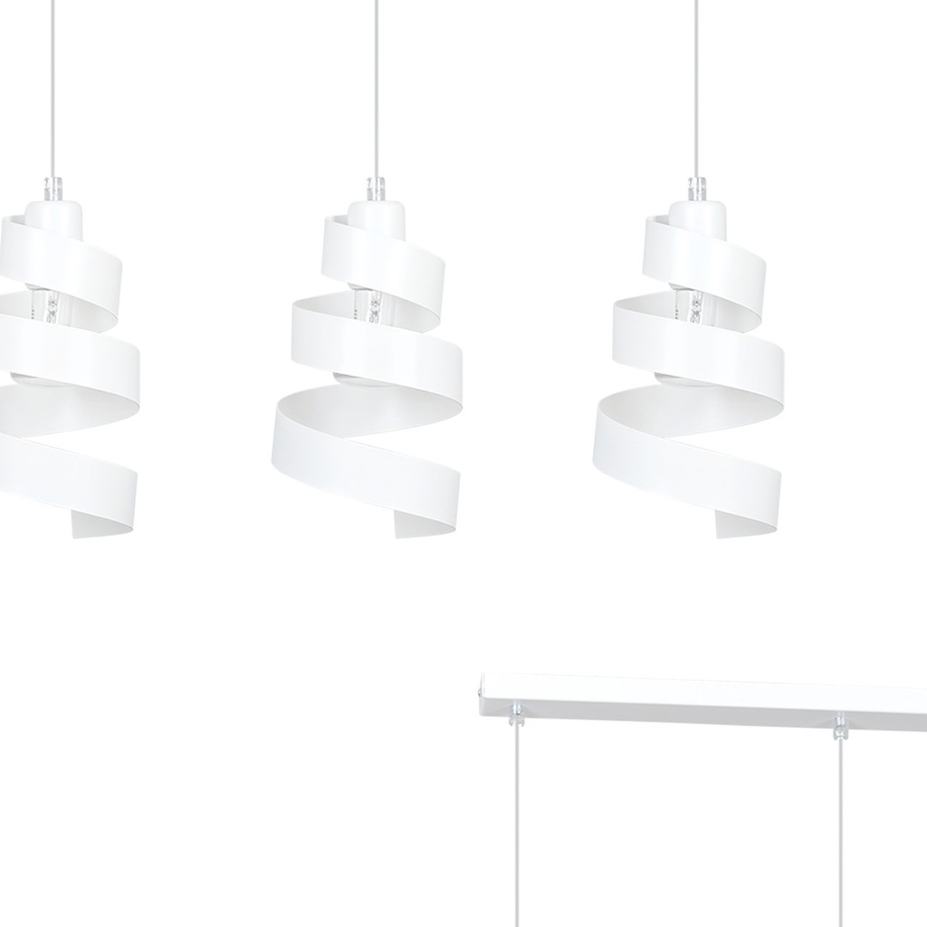 Lampe suspendue Saga 3 – Blanc – photo 3