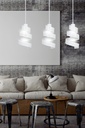 Lampe suspendue Saga 3 – Blanc – photo 8