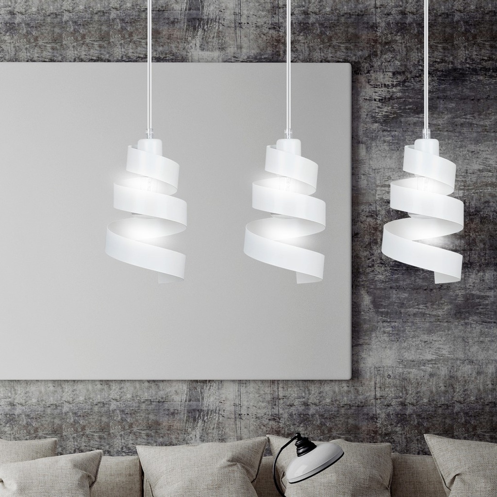 Lampe suspendue Saga 3 – Blanc – photo 9