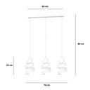 Lampe suspendue Saga 3 – Blanc – photo 10