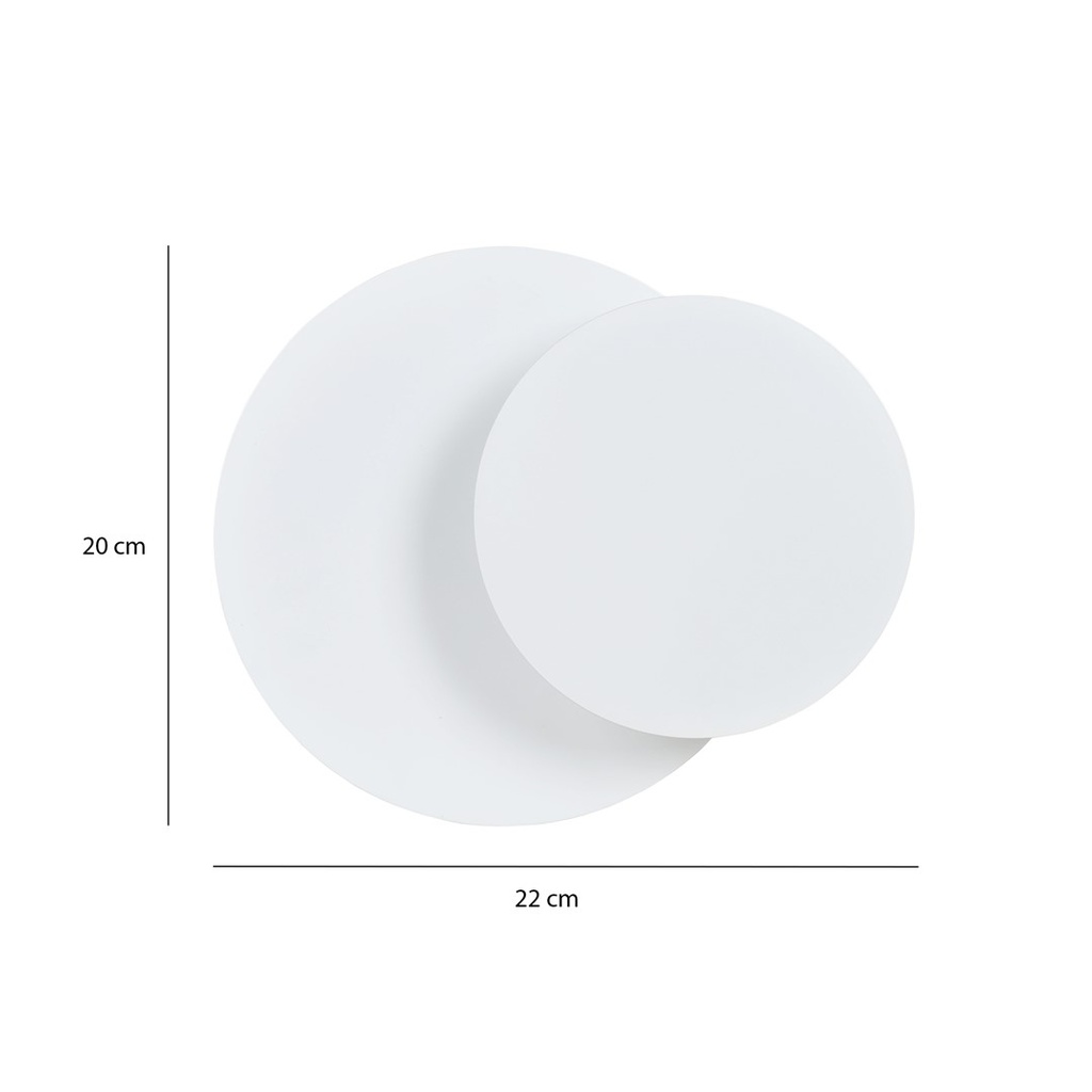 Circle 1C wall lamp – White – photo 7