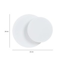 Circle 1C wall lamp – White – photo 7