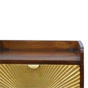 Comodino Manila Gold con un cassetto