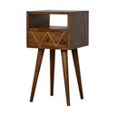 Comodino Mini Geo in ottone
