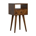 Comodino Mini Geo in ottone